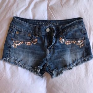 American Eagle Jeweled Shorts